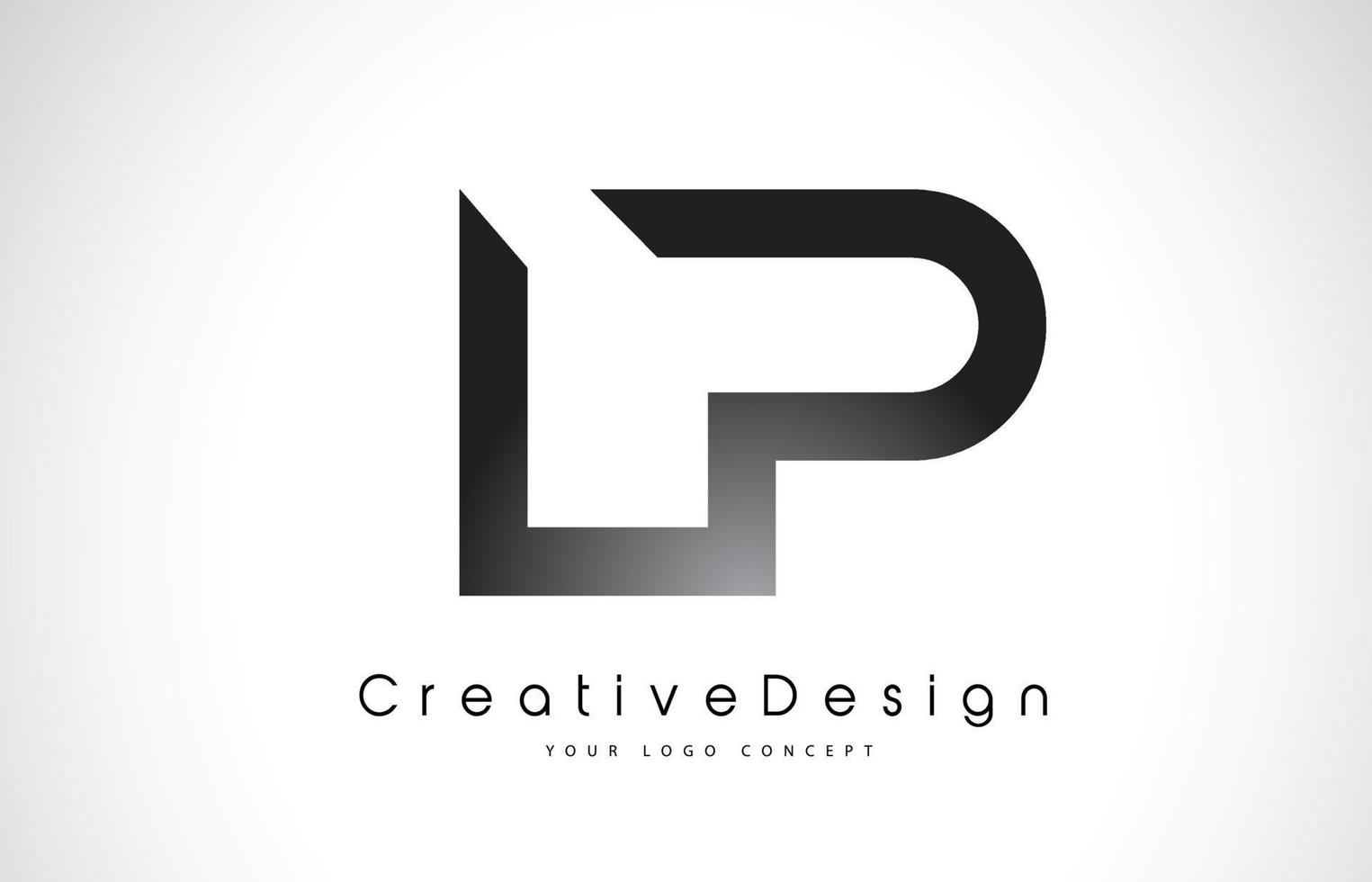 design del logo della lettera lp lp. icona creativa lettere moderne logo vettoriale. vettore