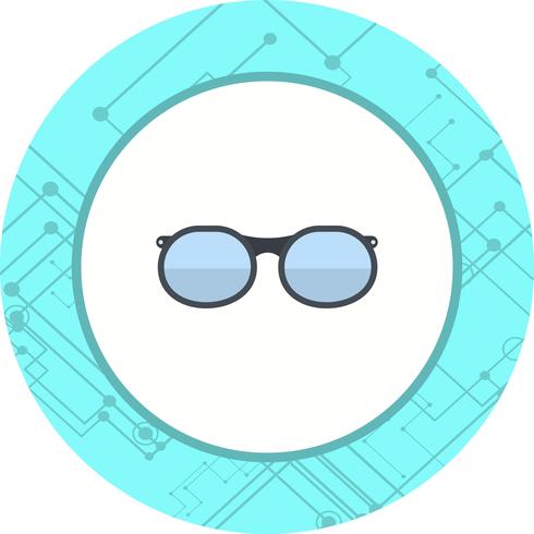Occhiali Icon Design vettore