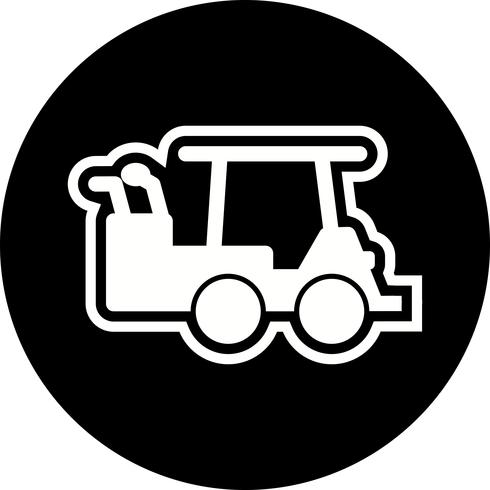 disegno dell&#39;icona di golf cart vettore