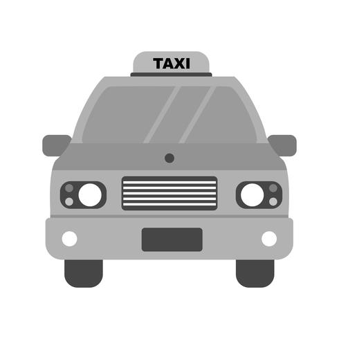 disegno dell&#39;icona del taxi vettore