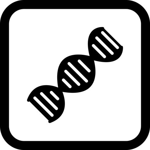 disegno dell&#39;icona del DNA vettore