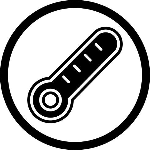 Termometro Icon Design vettore