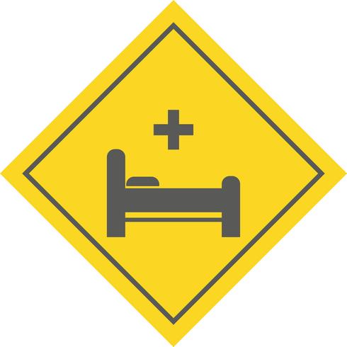 Letto Icon Design vettore