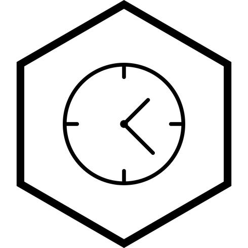 Orologio Icon Design vettore