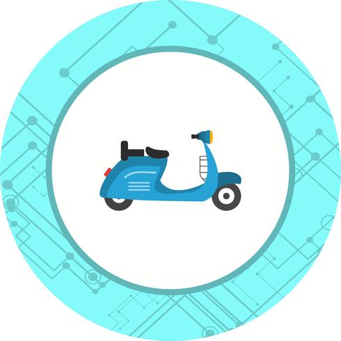 disegno dell&#39;icona di Vespa vettore