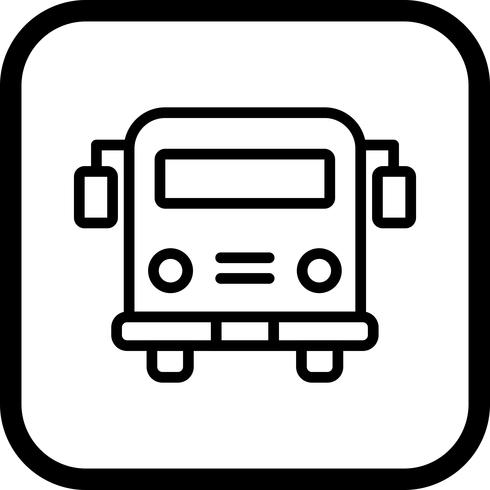 Scuolabus Icon Design vettore