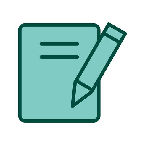 Note Icon Design vettore