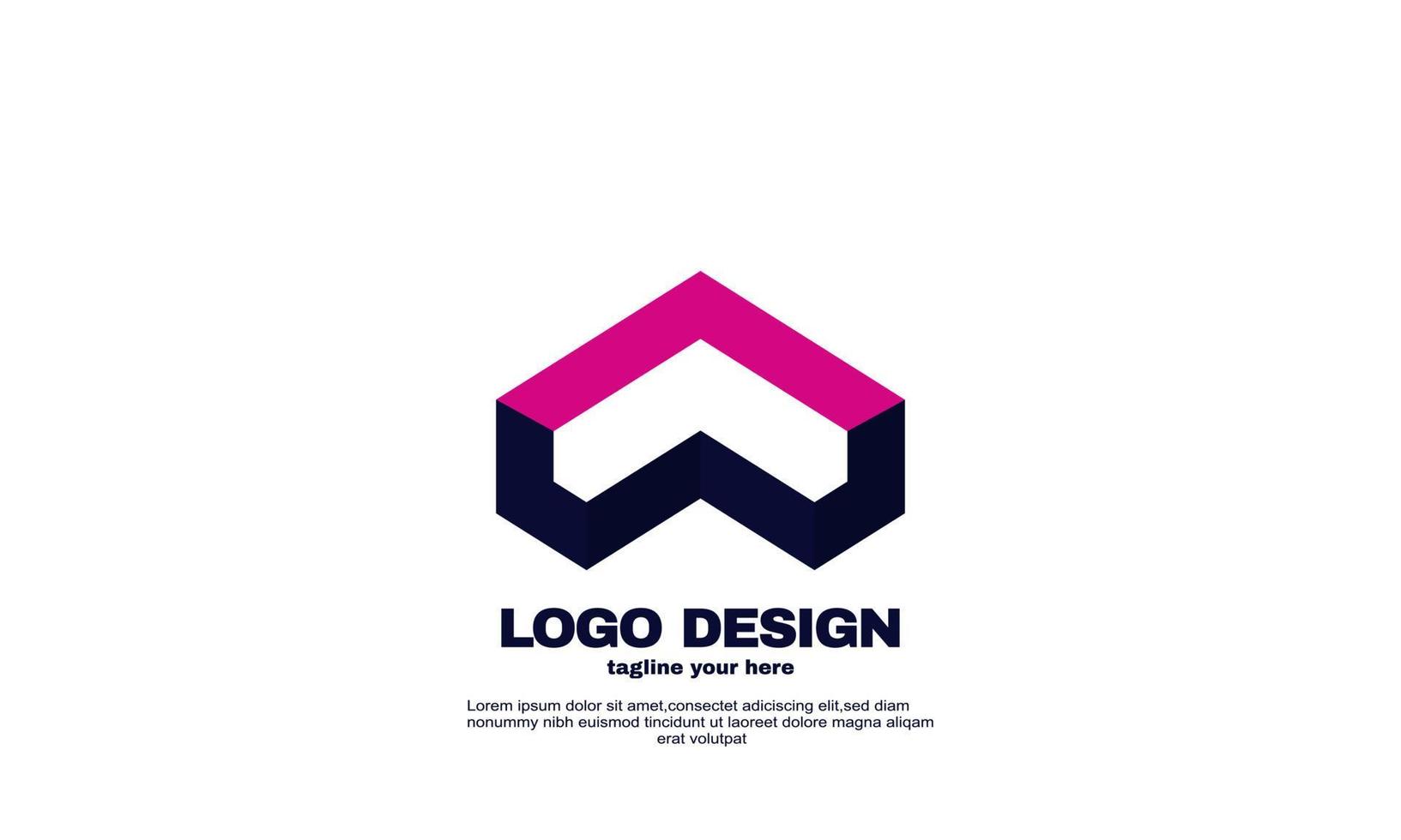elementi di design vettoriale il tuo marchio logo aziendale abstract