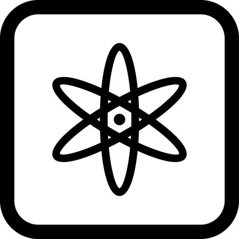 disegno dell&#39;icona dell&#39;atomo vettore