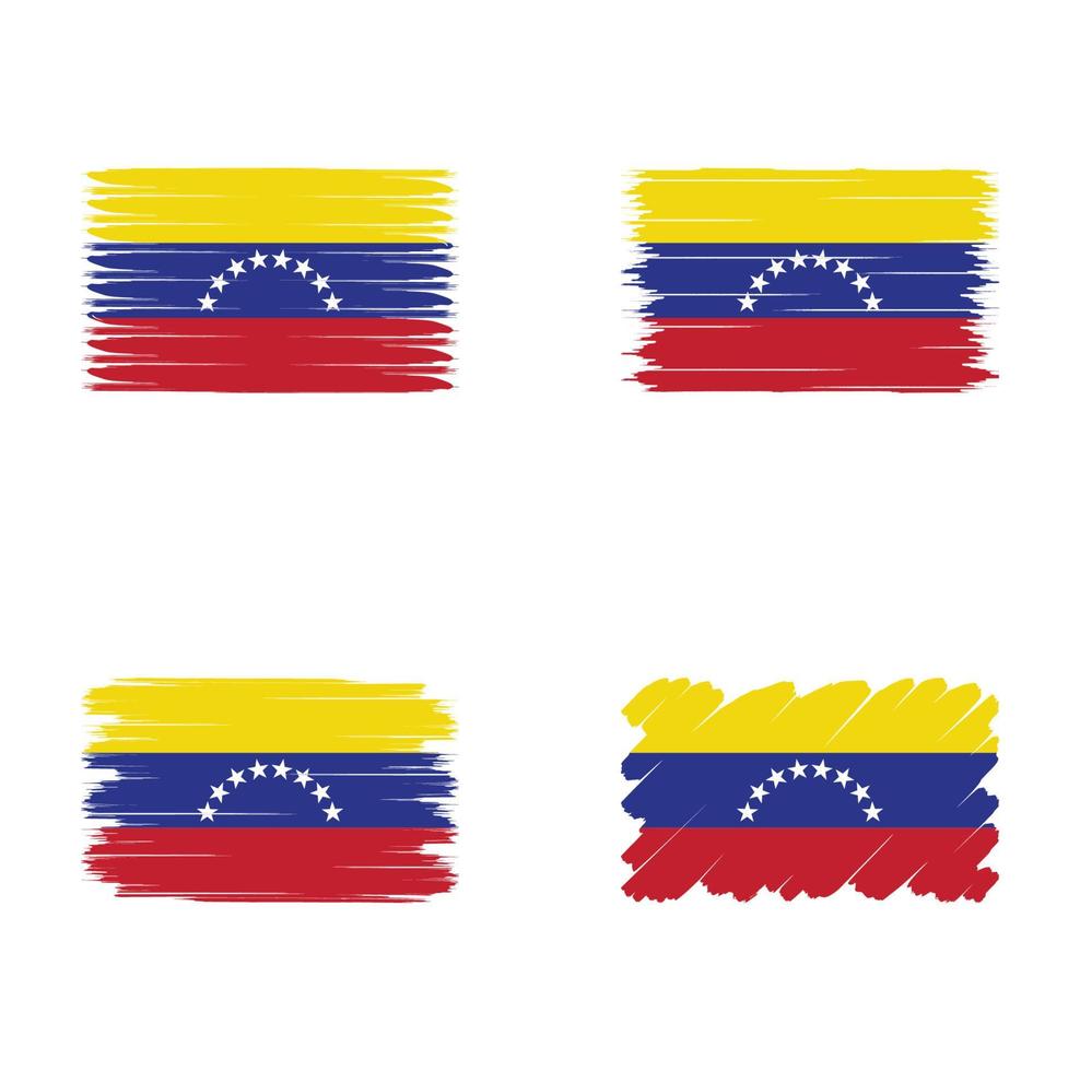 bandiera da collezione del venezuela vettore