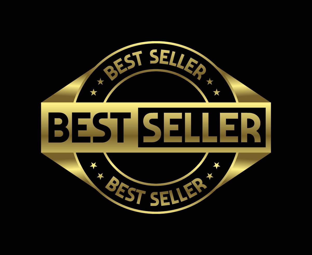 best seller icon design, best seller badge logo design template vector illustration