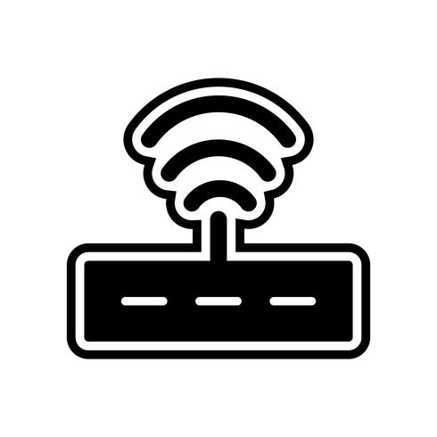 Disegno dell&#39;icona del router vettore