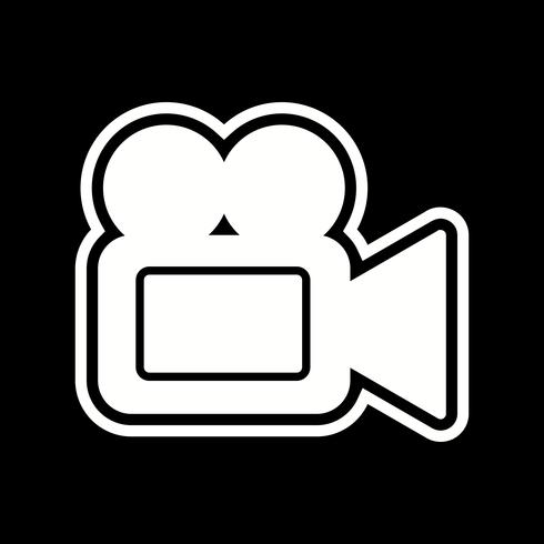 Disegno dell&#39;icona della videocamera vettore