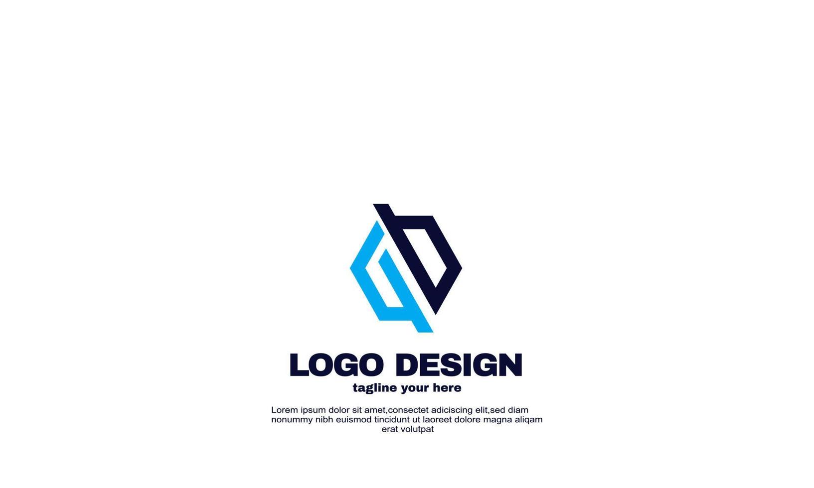 stock astratto semplice networking logo azienda aziendale e design del marchio vettore