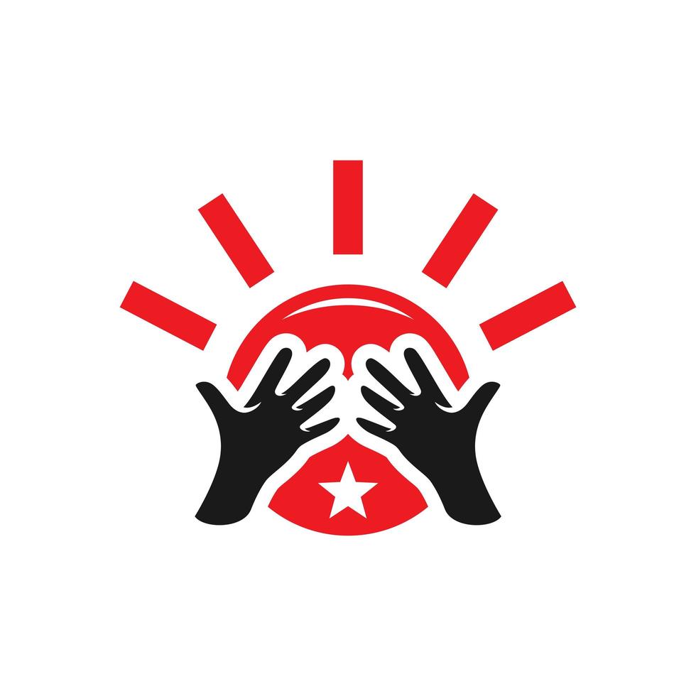 logo moderno della comunità sociale vettore