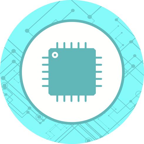 Progettazione dell&#39;icona del processore vettore