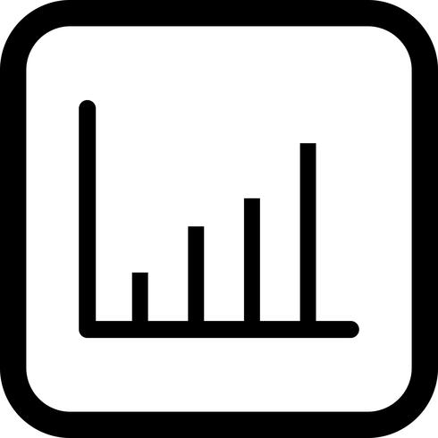 Disegno dell&#39;icona di statistiche vettore