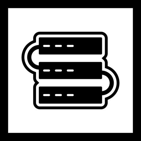 Progettazione dell&#39;icona dei server vettore
