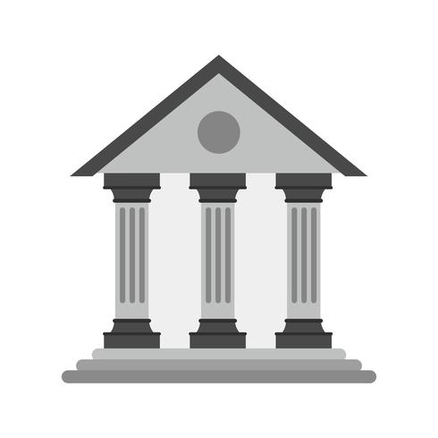 Bank Icon Design vettore