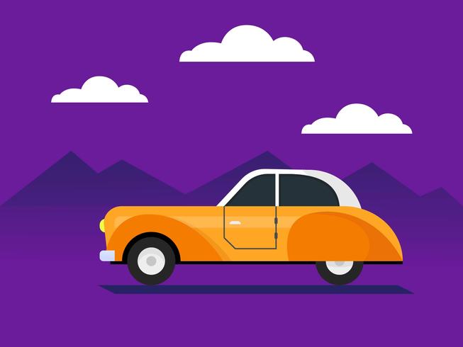 Retro Car Vector