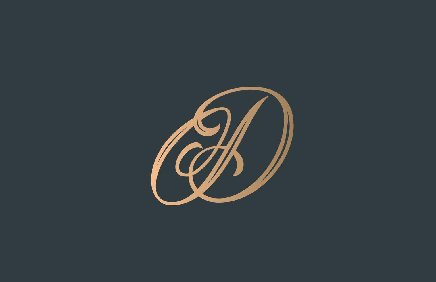 giallo verde calligrafia d alfabeto lettera logo icona. design elegante per affari e aziende vettore