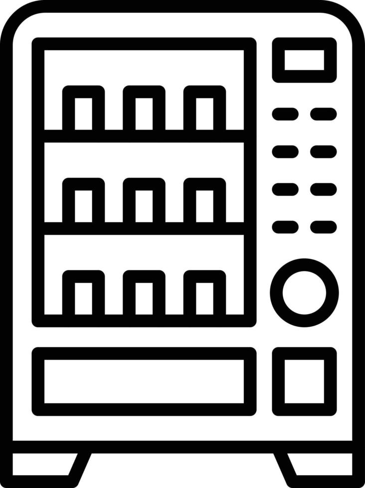 stile icona distributore automatico vettore