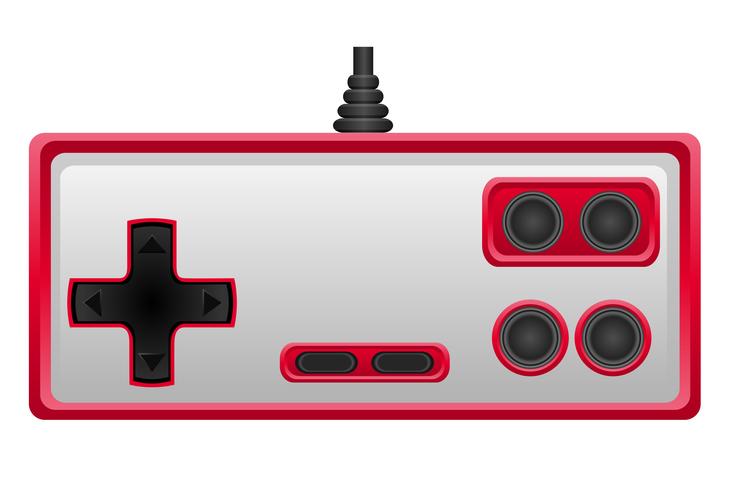 joystick per l&#39;illustrazione di vettore della console di gioco ENV 10