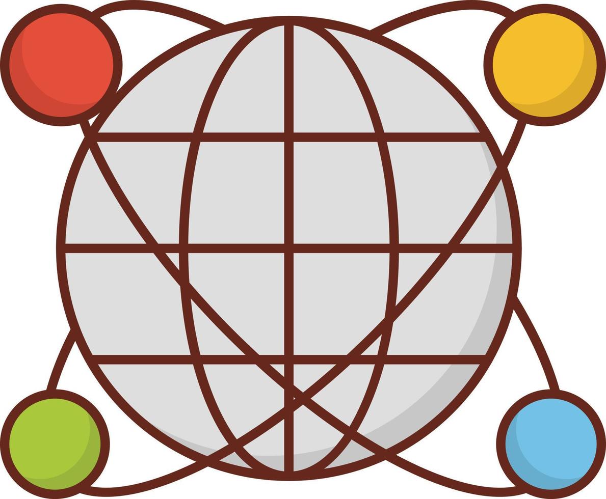 illustrazione vettoriale di scienza su uno sfondo trasparente. simboli di qualità premium. icona del colore piatto della linea vettoriale per il concetto e la progettazione grafica.