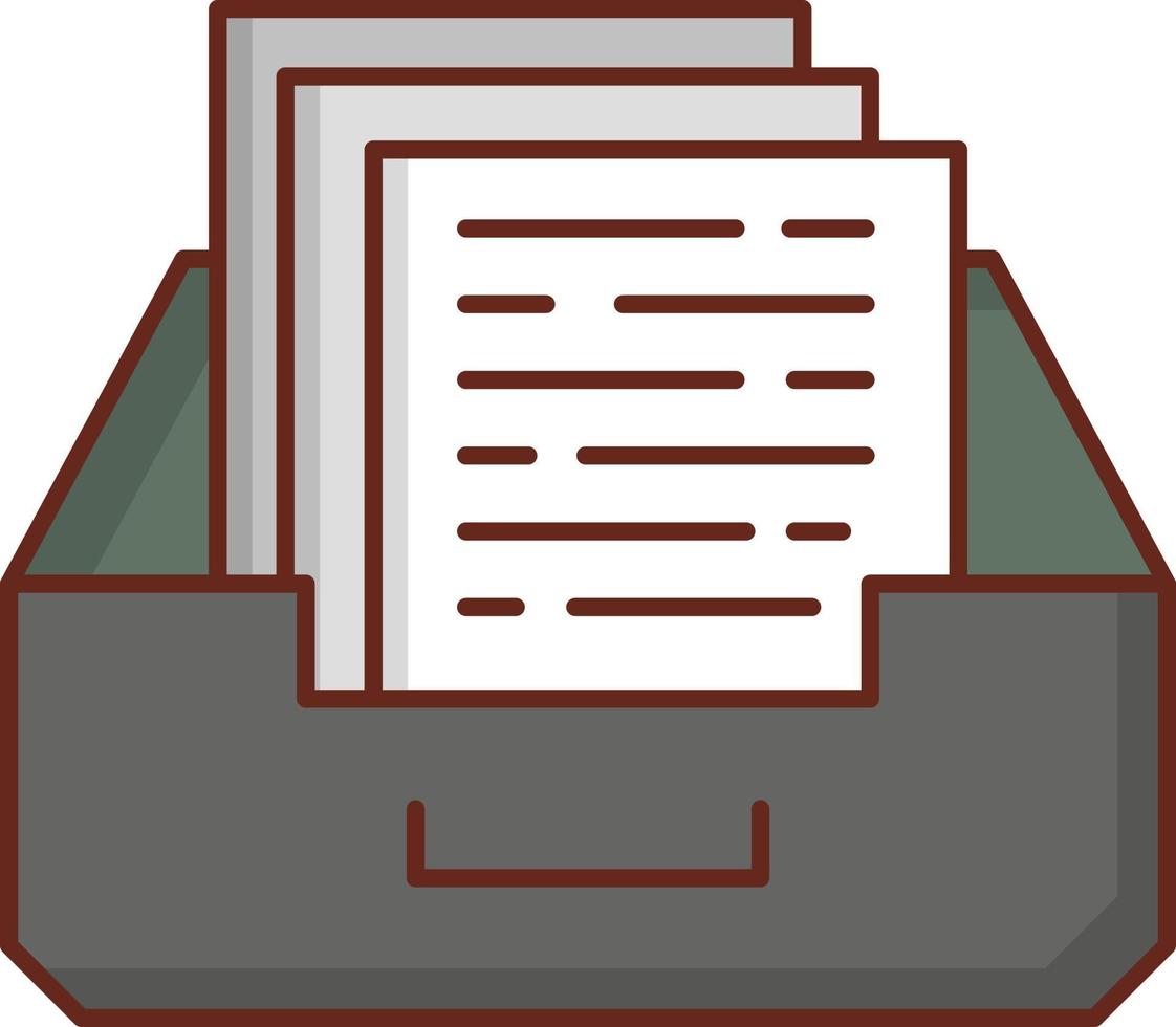 illustrazione vettoriale del cassetto su uno sfondo trasparente. simboli di qualità premium. icona di colore piatto linea vettoriale per concept e graphic design.