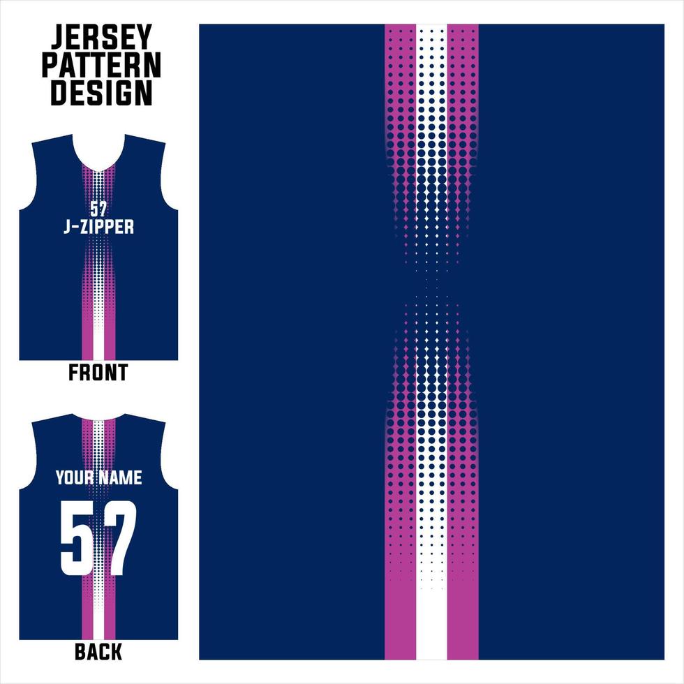 jersey design vector modello astratto modello display anteriore e posteriore per squadre di calcio, basket, ciclismo, baseball, pallavolo, corse, ecc.