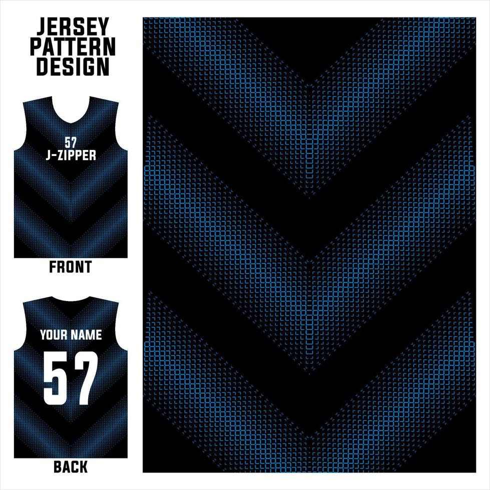 jersey design vector modello astratto modello display anteriore e posteriore per squadre di calcio, basket, ciclismo, baseball, pallavolo, corse, ecc.