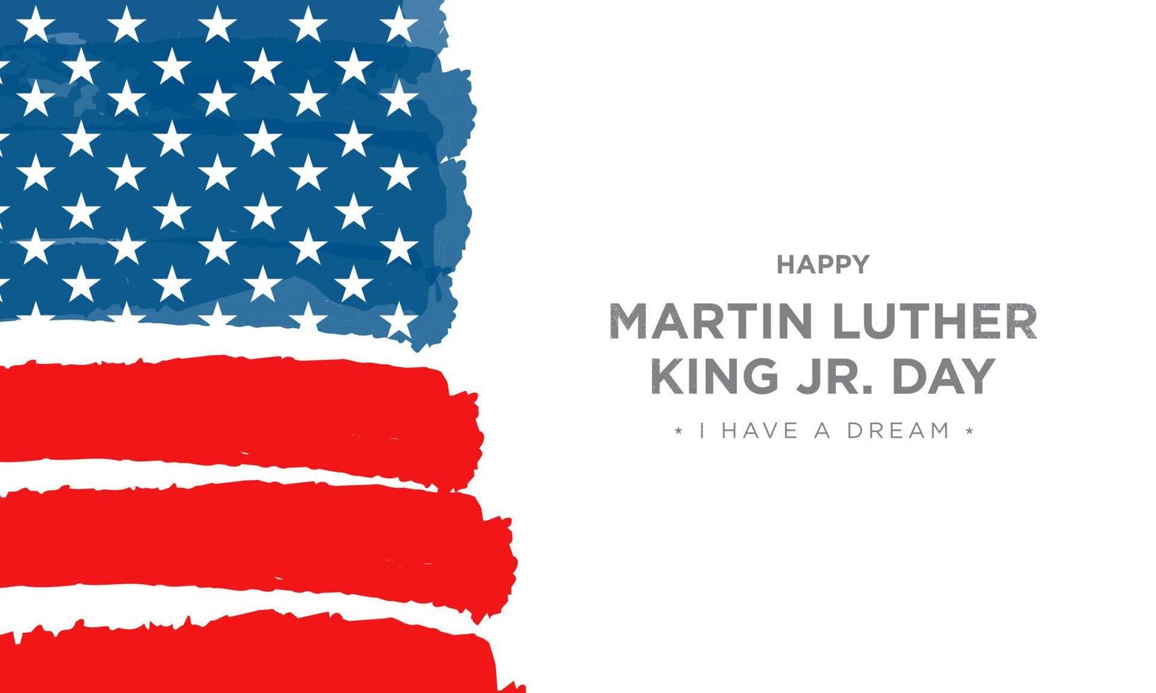 Martin Luther King jr. sfondo del giorno. illustrazione vettoriale. vettore