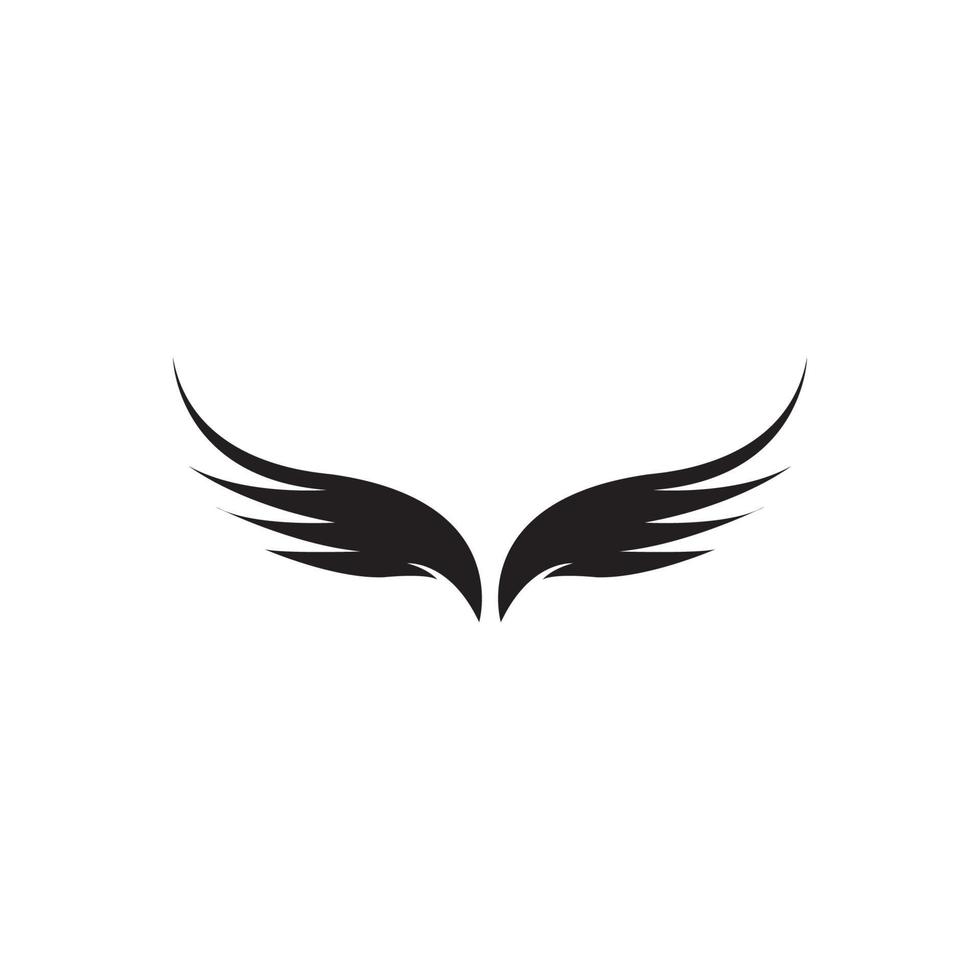 disegno vettoriale del logo dell'illustrazione dell'ala