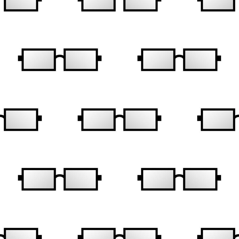 disegno dell'icona di vettore di occhiali senza cuciture. design piatto semplice. per esigenze di sfondo, sfondo, sfondo, copertina, stampa e progettazione grafica. tema