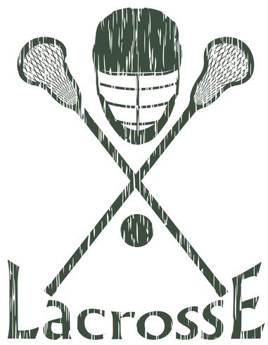 illustrazione vettoriale di lacrosse sport concetto