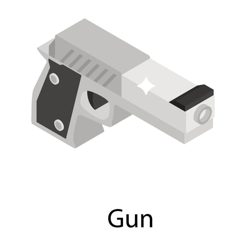 concetti di pistola alla moda vettore