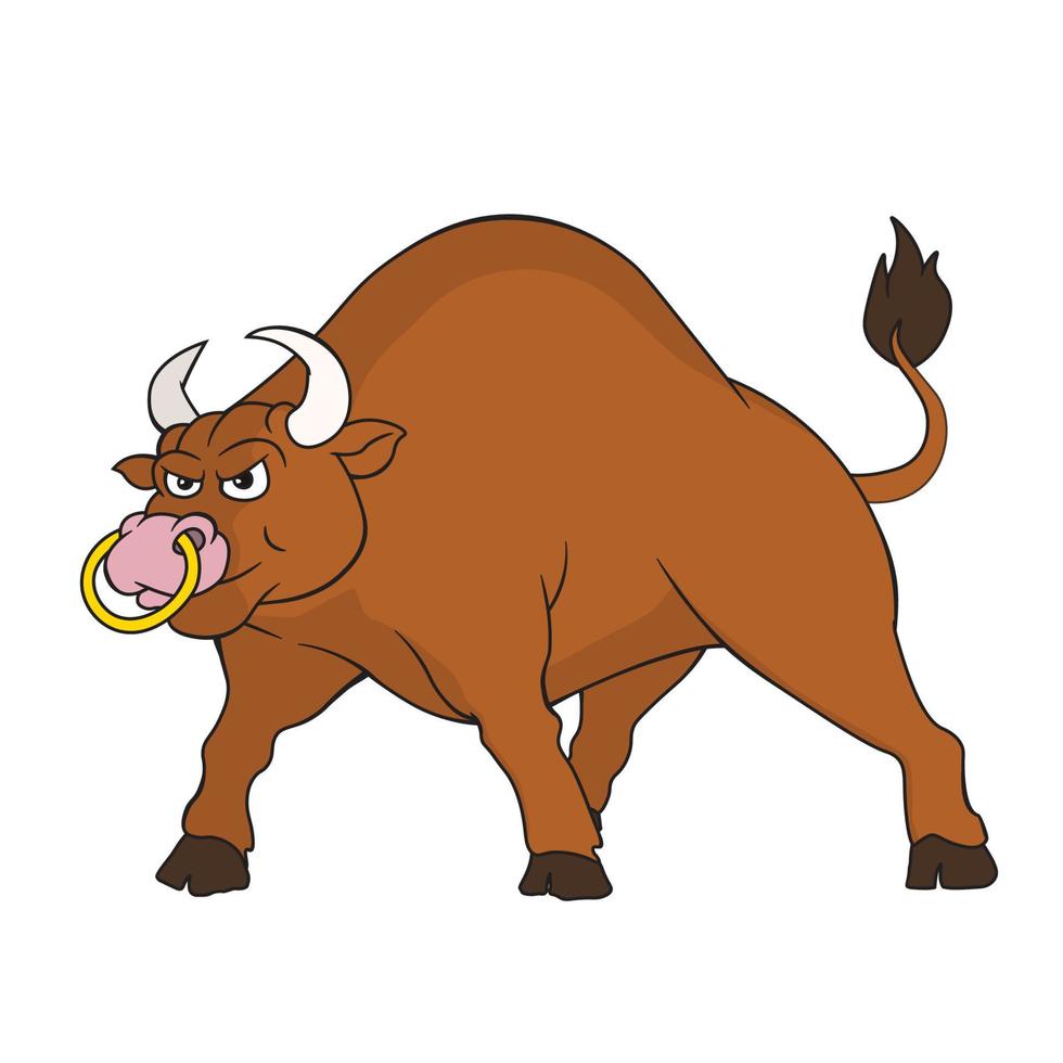 illustrazione vettoriale toro
