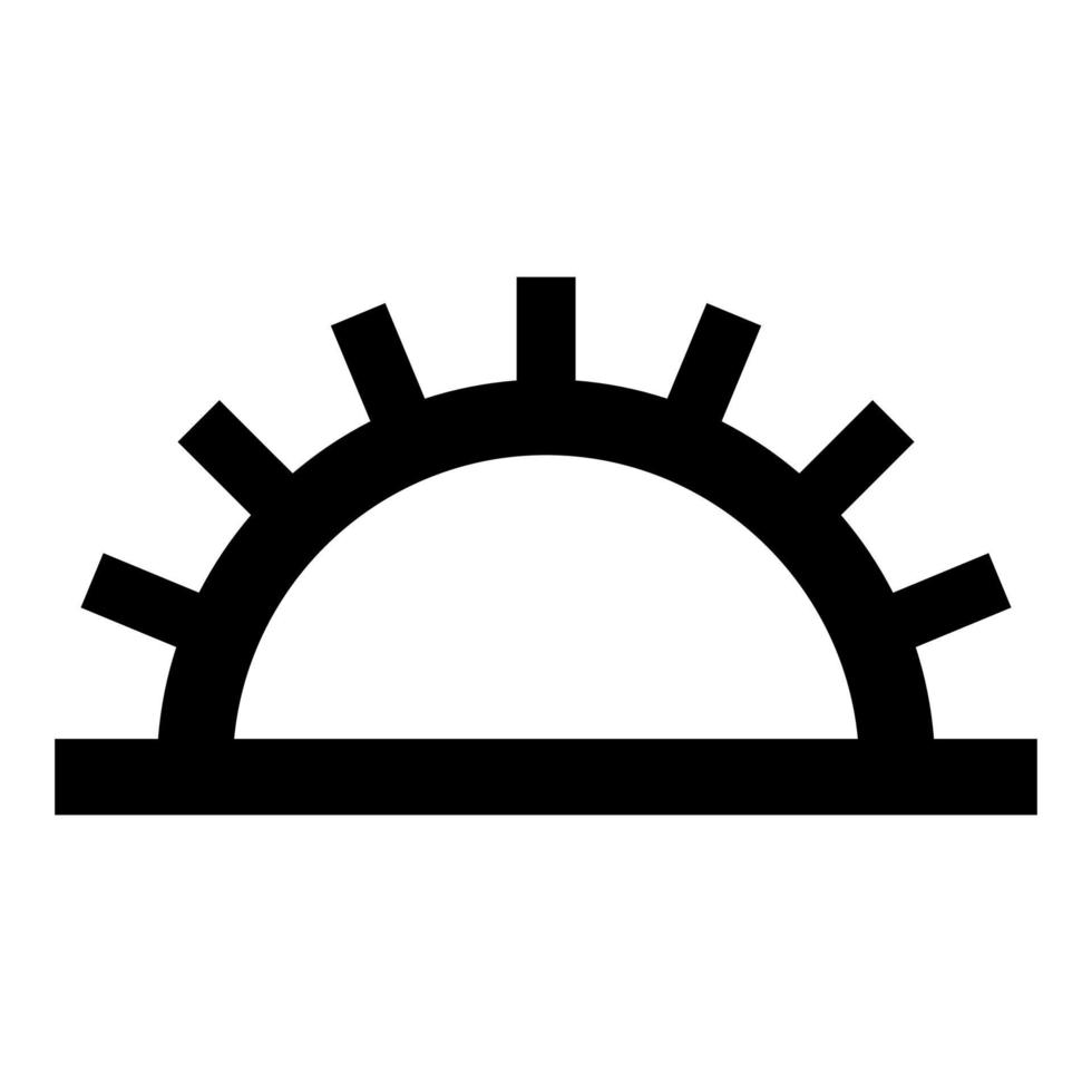 designazione di solidità alla luce media sullo sfondo icona simbolo colore nero illustrazione vettoriale immagine in stile piatto