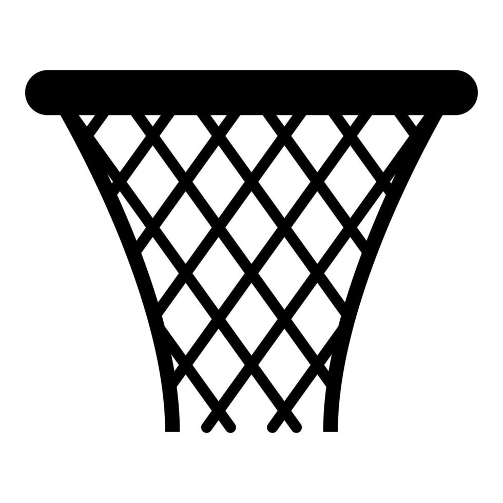 basket basket streetball net basket icon vettore