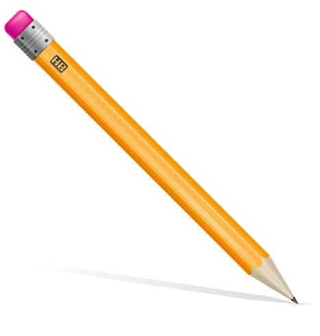 illustrazione vettoriale di matita