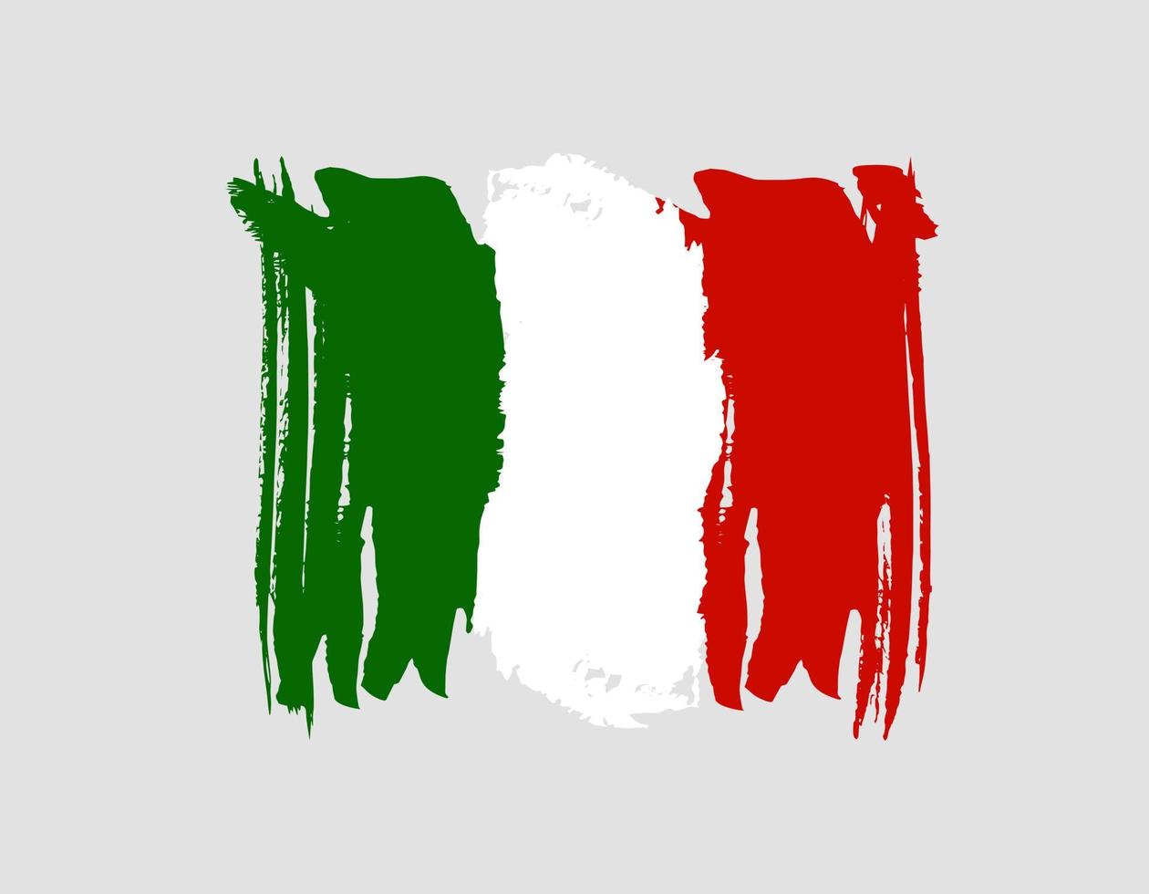 italia europa paese bandiera vettore sfondo icona acquerello pennello asciutto inchiostro texture illustrazione giorno dell'indipendenza celebrazione banner