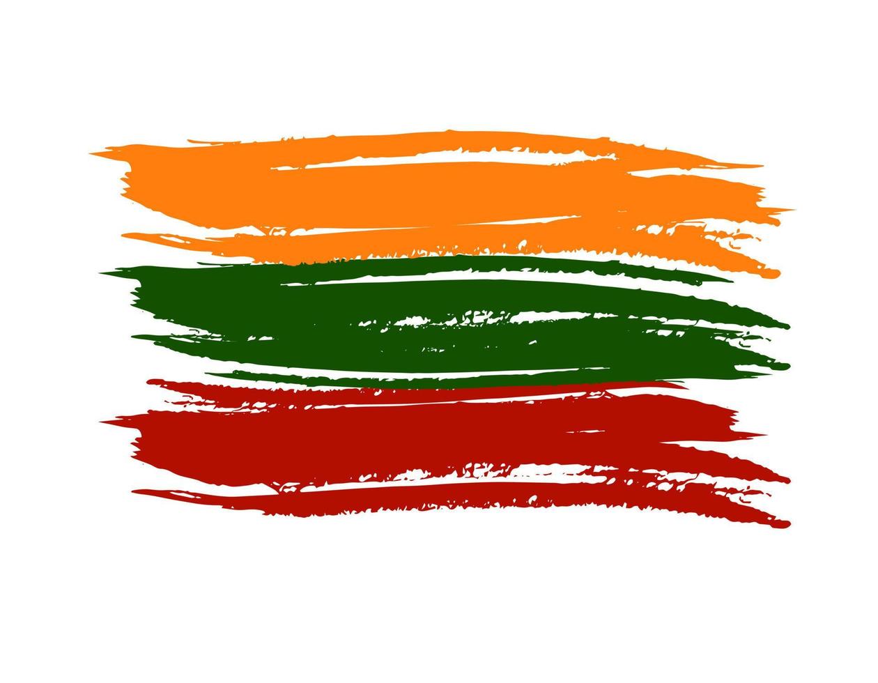 lituania europa paese bandiera vettore sfondo icona acquerello pennello asciutto inchiostro struttura illustrazione indipendenza giorno celebrazione banner