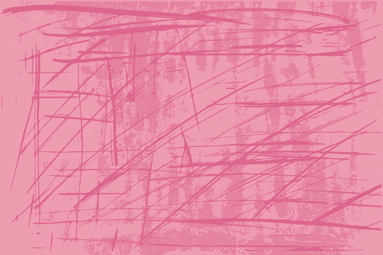 linea astratta graffi texture rosa sfondo softcolor. trama di arte moderna vettoriale per poster, biglietti da visita, copertina, mock-up di etichette, layout di adesivi