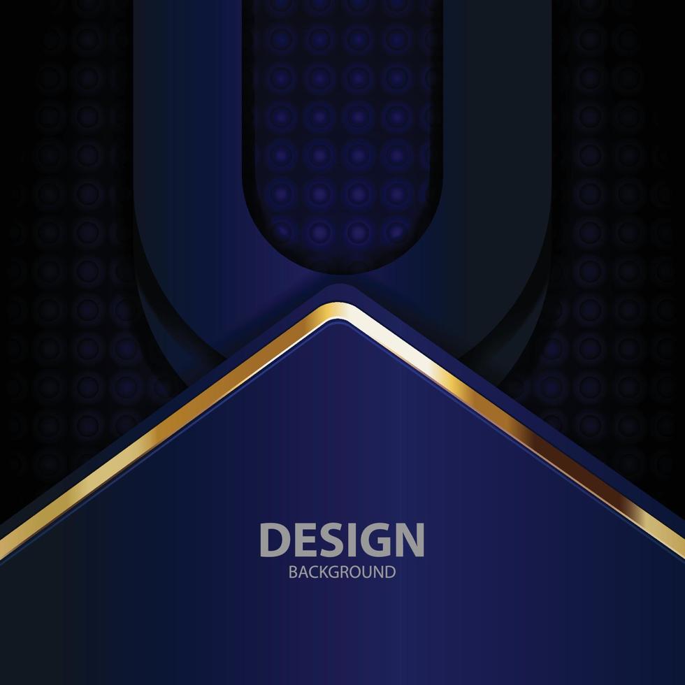 bordo di sfondo vettoriale astratto banner oro per il design moderno di testo e messaggi. illustrazione vettoriale