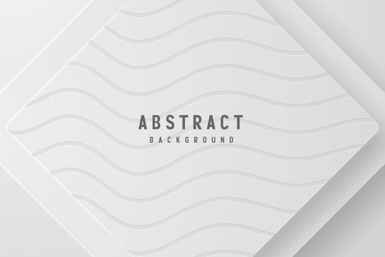 banner astratto geometrico bianco e grigio colore sfondo illustrazione vettoriale. vettore