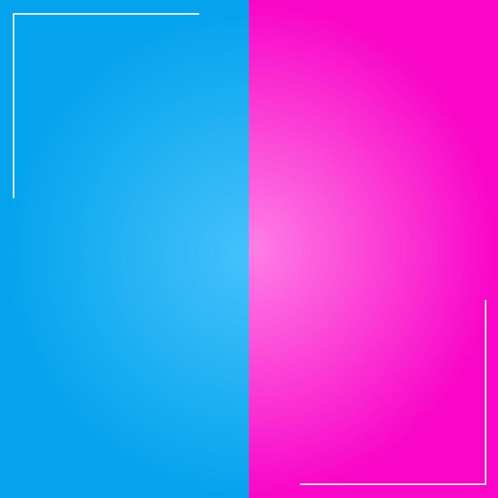 semplice cornice di sfondo rosa e blu adatta per i post sui social media estivi vettore