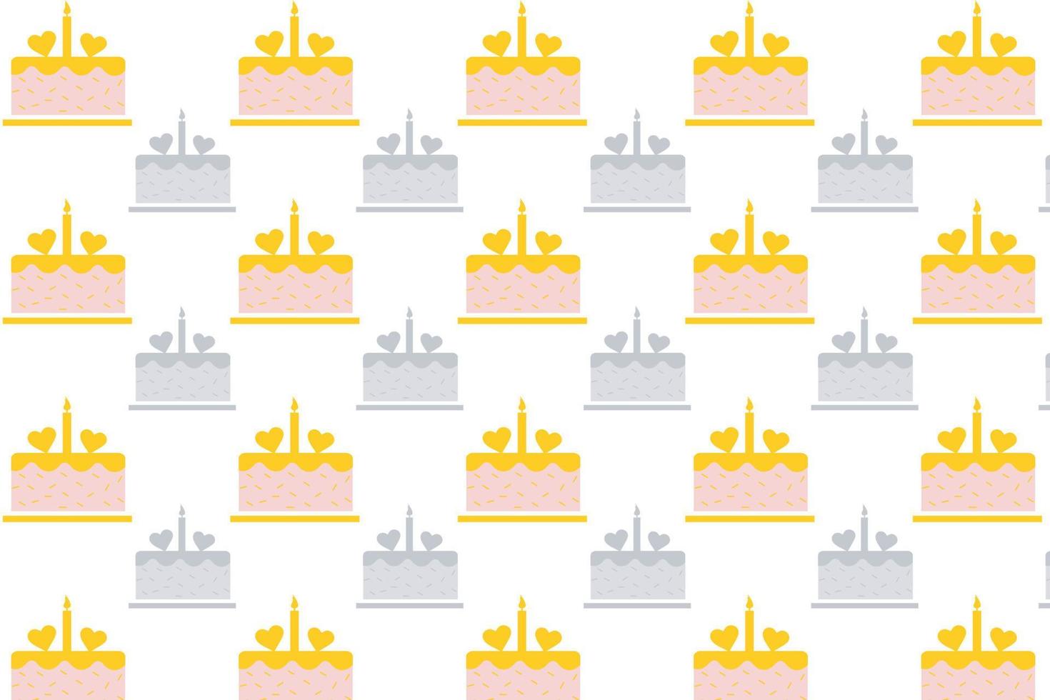 fondo astratto del modello della torta di compleanno vettore