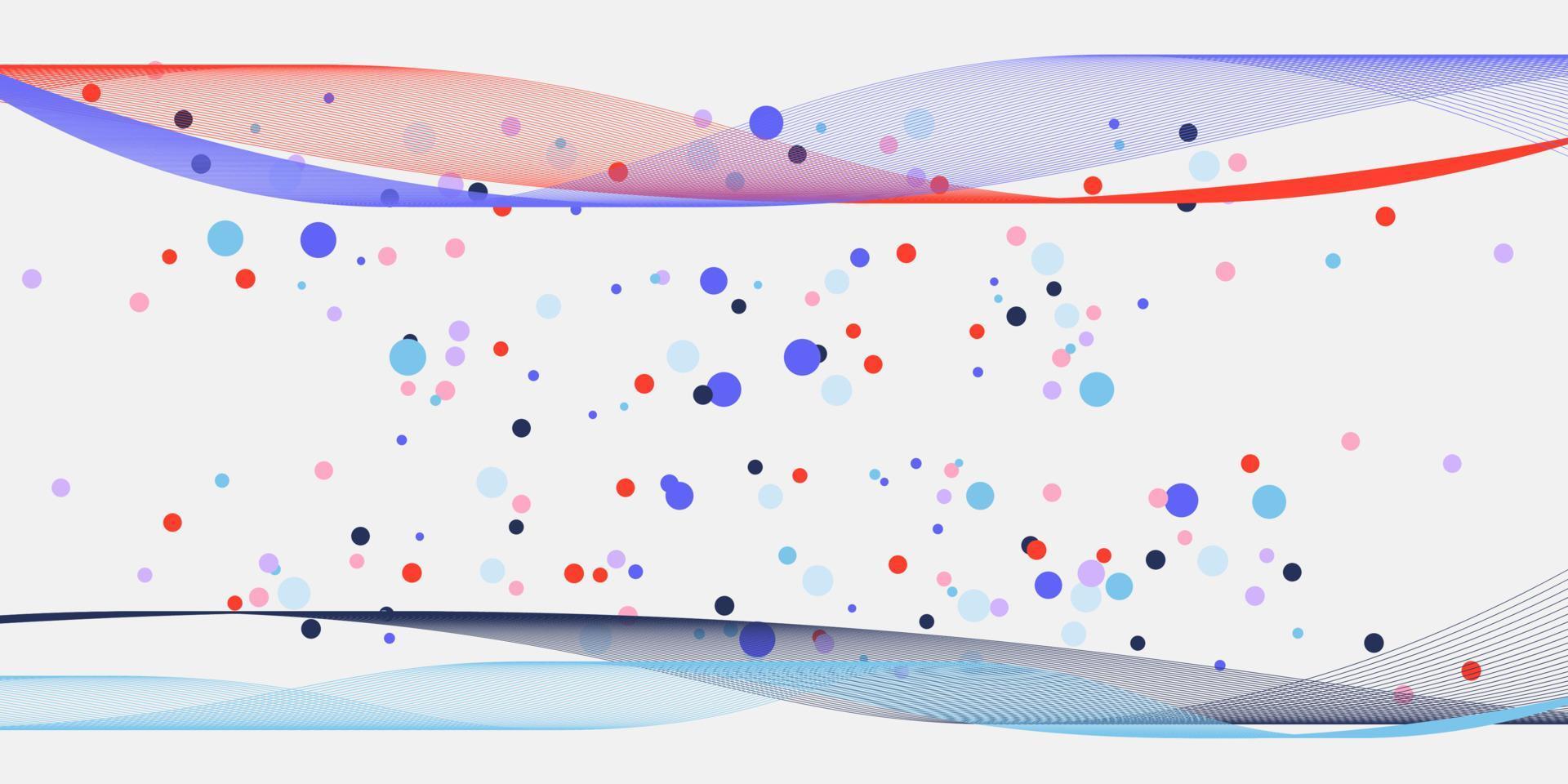 vettore rosa, viola e azzurro sfondo onda astratta. astratto rosa onda linea onda trama web sfondo astratto banner design per la finanza aziendale