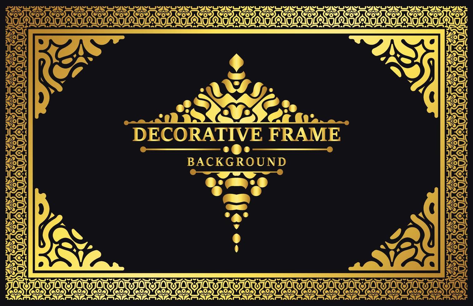 sfondo di design elegante cornice decorativa vettore