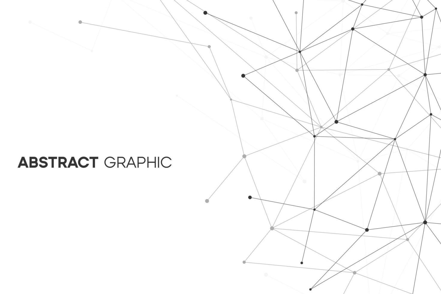 sfondo dell'elemento di web design con linea del plesso. modello di rete globale per il bysiness. moderna scienza tecnologia effetto ai. vettore